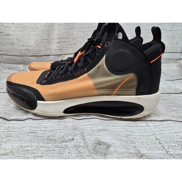 Nike Air Jordan 34 Amber Rise Sneaker Shoe Size 16. AR3240-800 - Picture 4 of 10